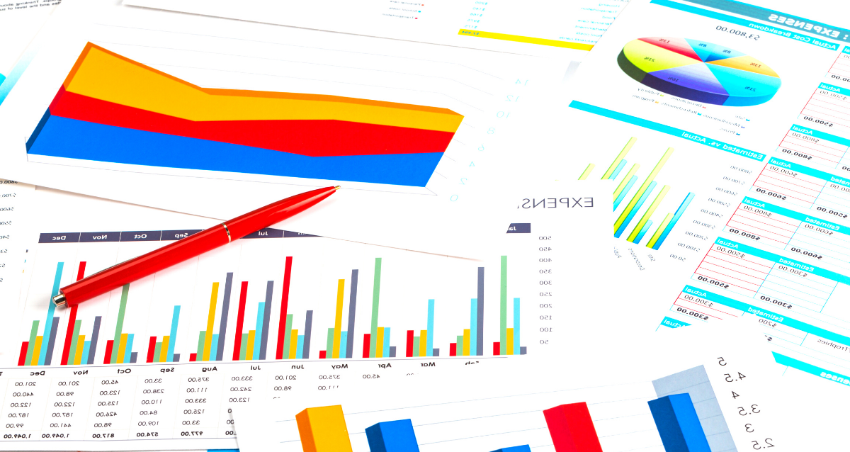 Pen on printed-out graphs