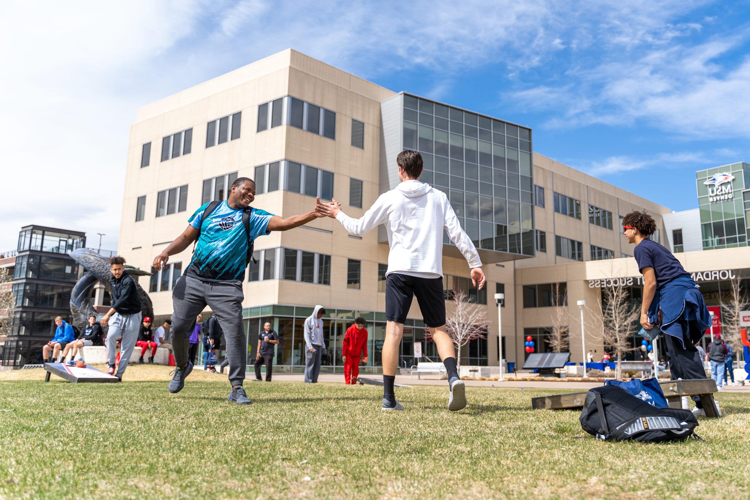 MSU Denver Spring Open House 2022, Corn Hole